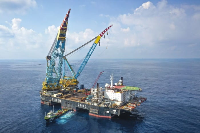 Saipem's semi-submersible crane vessel