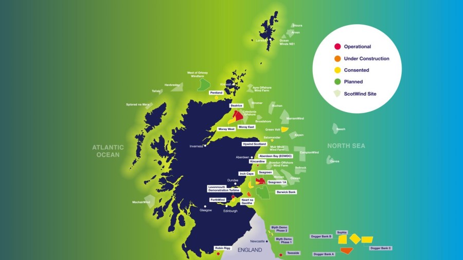 Map of projects